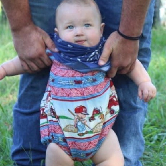 🦃 Custom-made 12-18 month one piece outfit. - Picture 1 of 4